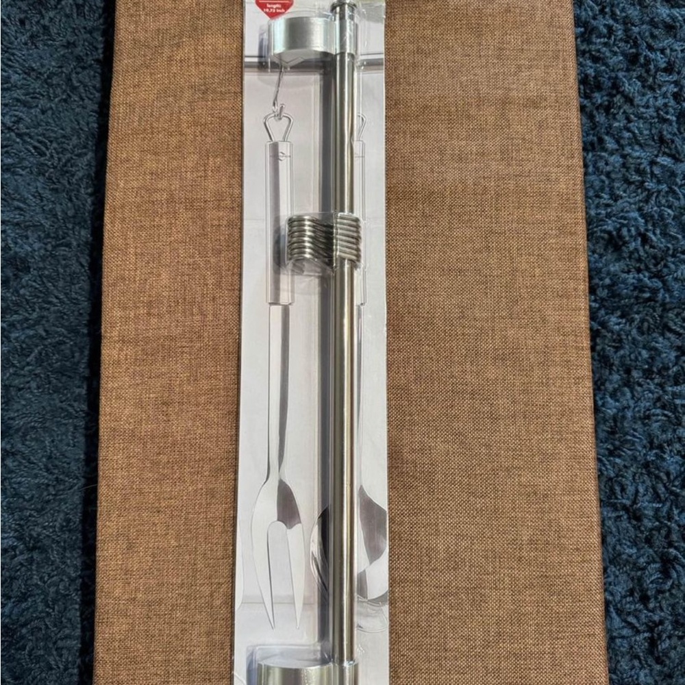 kuchen Utensil rack with eight hooks stainless steel